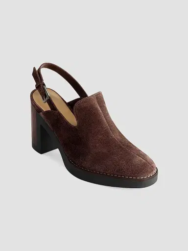 Bernardo Women's Neza Slingback Clogs - Dark Chocolate | Thumbnail 2 Bernardo Women's Neza Slingback Clogs - Dark Chocolate | Thumbnail 2