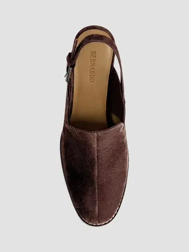 Bernardo Women's Neza Slingback Clogs - Dark Chocolate | Thumbnail 3 Bernardo Women's Neza Slingback Clogs - Dark Chocolate | Thumbnail 3