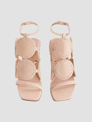 Bernardo 1946 Women's New Moon 75MM Heeled Sandals - Cipria - Size 10 | Thumbnail 2 Bernardo 1946 Women's New Moon 75MM Heeled Sandals - Cipria - Size 10 | Thumbnail 2