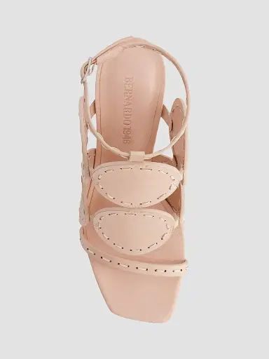 Bernardo 1946 Women's New Moon 75MM Heeled Sandals - Cipria - Size 10 | Thumbnail 3 Bernardo 1946 Women's New Moon 75MM Heeled Sandals - Cipria - Size 10 | Thumbnail 3