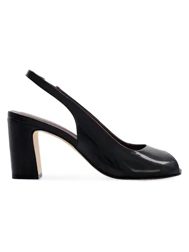 Bernardo Women's Adell Peep Toe Pumps - Black | Thumbnail 1 Bernardo Women's Adell Peep Toe Pumps - Black | Thumbnail 1
