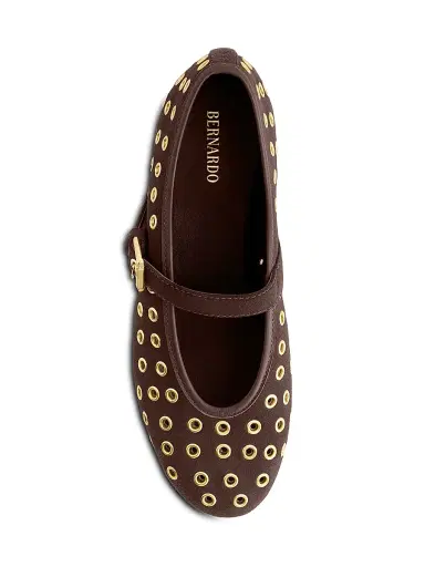 Bernardo Women's Borden Grommet Mary Jane Flats - Dark Chocolate - Size 6.5 | Thumbnail 3 Bernardo Women's Borden Grommet Mary Jane Flats - Dark Chocolate - Size 6.5 | Thumbnail 3