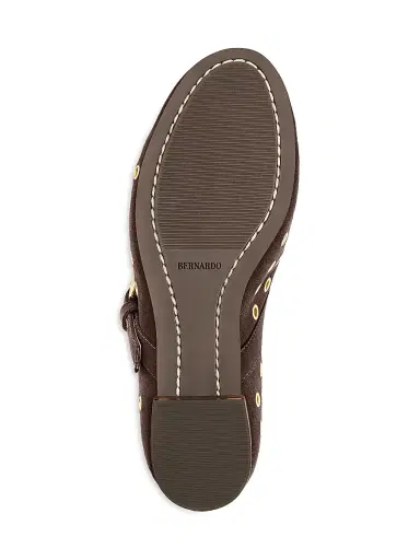 Bernardo Women's Borden Grommet Mary Jane Flats - Dark Chocolate - Size 6.5 | Thumbnail 4 Bernardo Women's Borden Grommet Mary Jane Flats - Dark Chocolate - Size 6.5 | Thumbnail 4