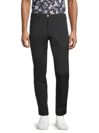 Redvanly Men's Kent Flat-Front Pants - Tuxedo | Thumbnail 3 Redvanly Men's Kent Flat-Front Pants - Tuxedo | Thumbnail 3