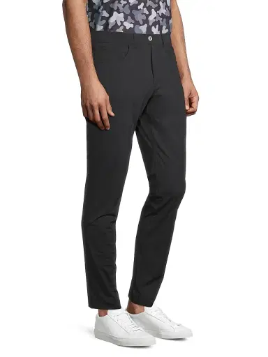 Redvanly Men's Kent Flat-Front Pants - Tuxedo | Thumbnail 4 Redvanly Men's Kent Flat-Front Pants - Tuxedo | Thumbnail 4
