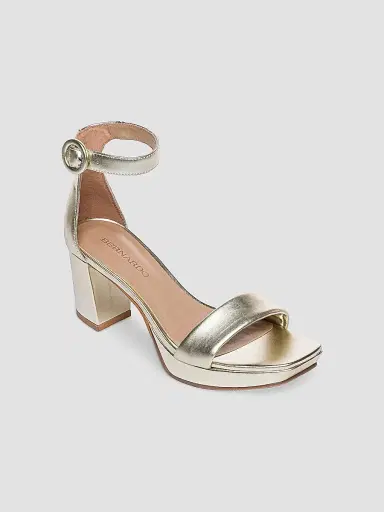 Bernardo Women's Carla Leather Platform Sandals - Champagne - Size 6.5 | Thumbnail 2 Bernardo Women's Carla Leather Platform Sandals - Champagne - Size 6.5 | Thumbnail 2