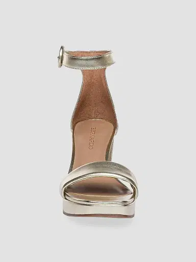Bernardo Women's Carla Leather Platform Sandals - Champagne - Size 6.5 | Thumbnail 4 Bernardo Women's Carla Leather Platform Sandals - Champagne - Size 6.5 | Thumbnail 4