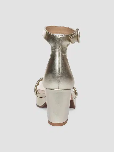 Bernardo Women's Carla Leather Platform Sandals - Champagne - Size 6.5 | Thumbnail 6 Bernardo Women's Carla Leather Platform Sandals - Champagne - Size 6.5 | Thumbnail 6
