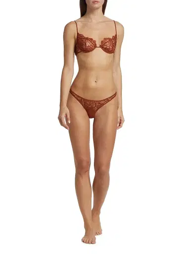 Kiki de Montparnasse Women's Coquette Lace Thong | Thumbnail 2 Kiki de Montparnasse Women's Coquette Lace Thong | Thumbnail 2