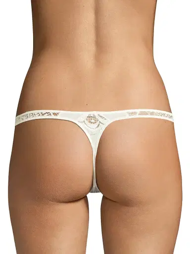 Kiki de Montparnasse Women's Coquette Lace Thong | Thumbnail 4 Kiki de Montparnasse Women's Coquette Lace Thong | Thumbnail 4