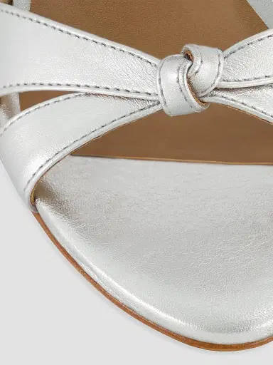 Bernardo Women's Neera Ankle Strap Heeled Sandals - Silver - Size 9.5 | Thumbnail 5 Bernardo Women's Neera Ankle Strap Heeled Sandals - Silver - Size 9.5 | Thumbnail 5