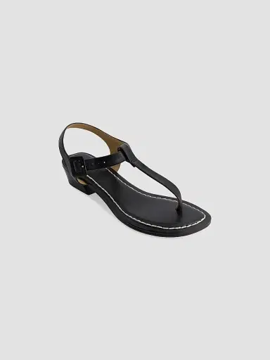 Bernardo Women's Goya Demi-Heel T-Strap Sandals - Black | Thumbnail 2 Bernardo Women's Goya Demi-Heel T-Strap Sandals - Black | Thumbnail 2
