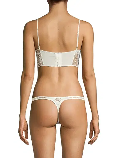 Kiki de Montparnasse Women's Coquette Lace Longline Bra - | Thumbnail 4 Kiki de Montparnasse Women's Coquette Lace Longline Bra - | Thumbnail 4