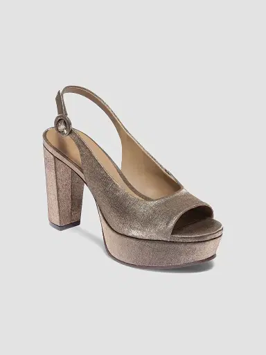 Bernardo Women's Vega Peep Toe Platform Pumps - Coffee | Thumbnail 2 Bernardo Women's Vega Peep Toe Platform Pumps - Coffee | Thumbnail 2