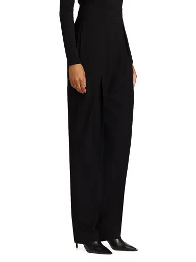 Tove Women's Dara Wool-Blend Trousers - Black | Thumbnail 4 Tove Women's Dara Wool-Blend Trousers - Black | Thumbnail 4