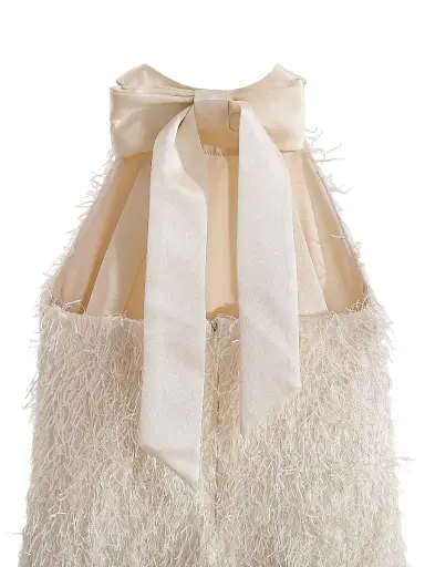Tulleen Little Girl's & Girl's Ribbon-Back Dress - White - Size 2 | Thumbnail 7 Tulleen Little Girl's & Girl's Ribbon-Back Dress - White - Size 2 | Thumbnail 7