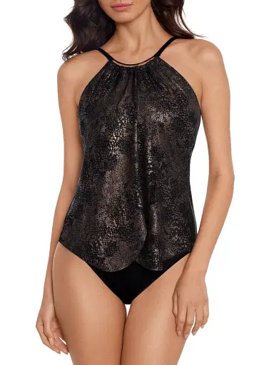 Magicsuit Women's Xantu Jill Snakeskin One-Piece Swimsuit - Black Brown - Size 14 | Thumbnail 1 Magicsuit Women's Xantu Jill Snakeskin One-Piece Swimsuit - Black Brown - Size 14 | Thumbnail 1