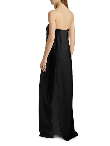 Halston Women's Jacqueline Crêpe Jumpsuit - Black | Thumbnail 5 Halston Women's Jacqueline Crêpe Jumpsuit - Black | Thumbnail 5