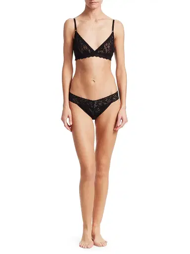 Hanky Panky Women's Signature Lace Vikini Brief - Black | Thumbnail 2 Hanky Panky Women's Signature Lace Vikini Brief - Black | Thumbnail 2