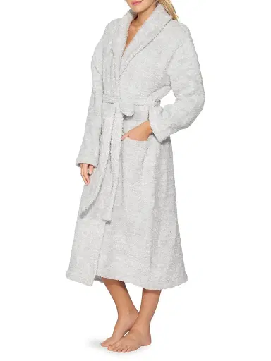 Barefoot Dreams Women's The CozyChic Heathered Robe | Thumbnail 3 Barefoot Dreams Women's The CozyChic Heathered Robe | Thumbnail 3