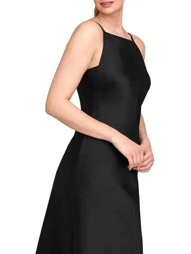 Kay Unger Women's Moira Bias-Cut A-Line Gown - Black | Thumbnail 5 Kay Unger Women's Moira Bias-Cut A-Line Gown - Black | Thumbnail 5