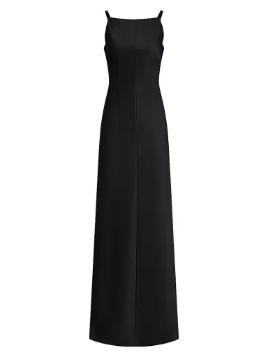 Kay Unger Women's Moira Bias-Cut A-Line Gown - Black | Thumbnail 1 Kay Unger Women's Moira Bias-Cut A-Line Gown - Black | Thumbnail 1