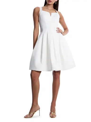 BCBGMAXAZRIA Women's Tulip Square Neck Knee-Length Dress | Thumbnail 2 BCBGMAXAZRIA Women's Tulip Square Neck Knee-Length Dress | Thumbnail 2