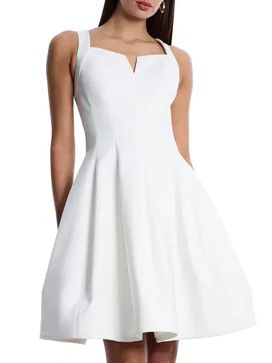 BCBGMAXAZRIA Women's Tulip Square Neck Knee-Length Dress | Thumbnail 3 BCBGMAXAZRIA Women's Tulip Square Neck Knee-Length Dress | Thumbnail 3