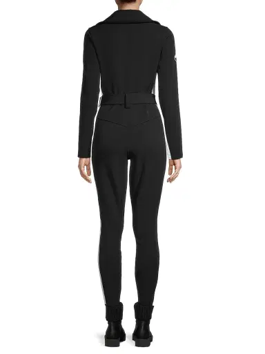 Cordova Women's Belted Stripe Stretch Ski Suit - Onyx | Thumbnail 5 Cordova Women's Belted Stripe Stretch Ski Suit - Onyx | Thumbnail 5