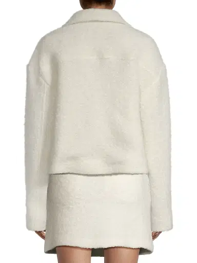 Toccin Women's Cora Wool-Blend Boxy Jacket - | Thumbnail 5 Toccin Women's Cora Wool-Blend Boxy Jacket - | Thumbnail 5