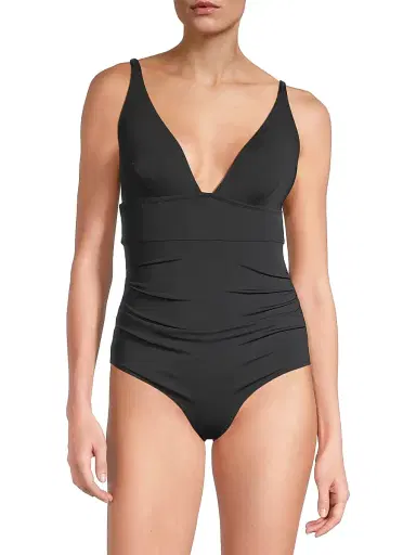 Change of Scenery Women's Niki V-Neck One-Piece Swimsuit - Black | Thumbnail 3 Change of Scenery Women's Niki V-Neck One-Piece Swimsuit - Black | Thumbnail 3