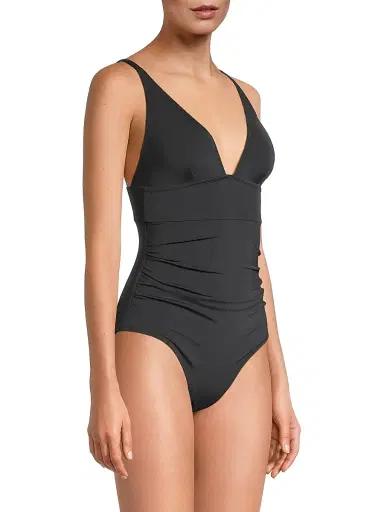 Change of Scenery Women's Niki V-Neck One-Piece Swimsuit - Black | Thumbnail 4 Change of Scenery Women's Niki V-Neck One-Piece Swimsuit - Black | Thumbnail 4