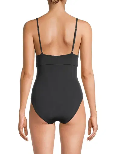 Change of Scenery Women's Niki V-Neck One-Piece Swimsuit - Black | Thumbnail 5 Change of Scenery Women's Niki V-Neck One-Piece Swimsuit - Black | Thumbnail 5