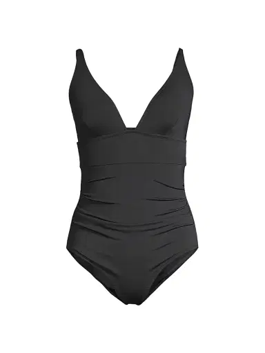 Change of Scenery Women's Niki V-Neck One-Piece Swimsuit - Black | Thumbnail 1 Change of Scenery Women's Niki V-Neck One-Piece Swimsuit - Black | Thumbnail 1