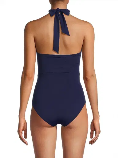 Change of Scenery Women's Ella Convertible Twist Front One-Piece Swimsuit - Navy | Thumbnail 5 Change of Scenery Women's Ella Convertible Twist Front One-Piece Swimsuit - Navy | Thumbnail 5