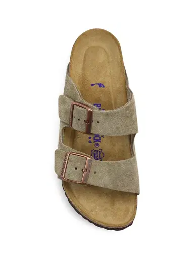 Birkenstock Women's Arizona Suede Double-Strap Sandals - Taupe | Thumbnail 5 Birkenstock Women's Arizona Suede Double-Strap Sandals - Taupe | Thumbnail 5