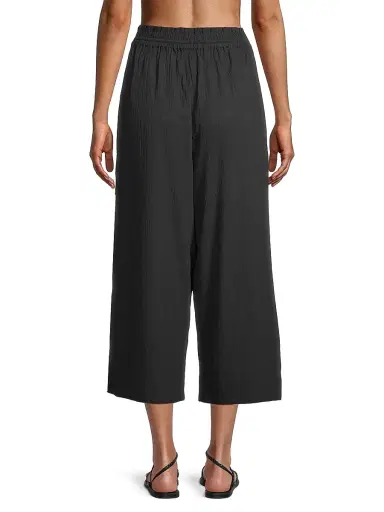 Change of Scenery Women's Brooke Wide-Leg Cotton Drawstring Pants - Black - Size XS | Thumbnail 5 Change of Scenery Women's Brooke Wide-Leg Cotton Drawstring Pants - Black - Size XS | Thumbnail 5