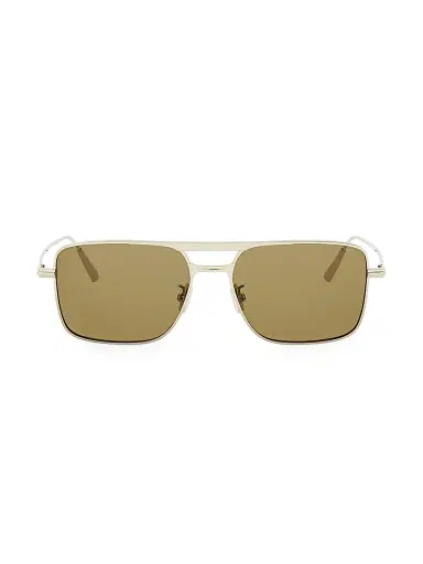 Dior Men's BlackSuit S17U 56MM Navigator Sunglasses - Gold | Thumbnail 2 Dior Men's BlackSuit S17U 56MM Navigator Sunglasses - Gold | Thumbnail 2