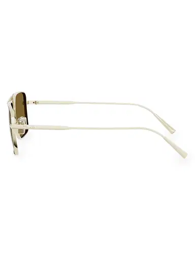 Dior Men's BlackSuit S17U 56MM Navigator Sunglasses - Gold | Thumbnail 4 Dior Men's BlackSuit S17U 56MM Navigator Sunglasses - Gold | Thumbnail 4