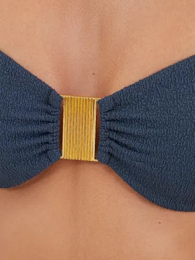 ViX by Paula Hermanny Women's Firenze Becky Bandeau Bikini Top - Blue | Thumbnail 5 ViX by Paula Hermanny Women's Firenze Becky Bandeau Bikini Top - Blue | Thumbnail 5
