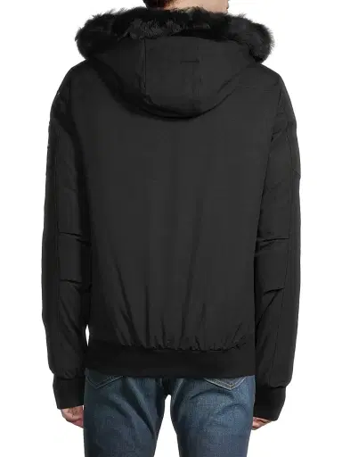 Moose Knuckles Men's Ballistics Bomber Jacket - Black | Thumbnail 5 Moose Knuckles Men's Ballistics Bomber Jacket - Black | Thumbnail 5