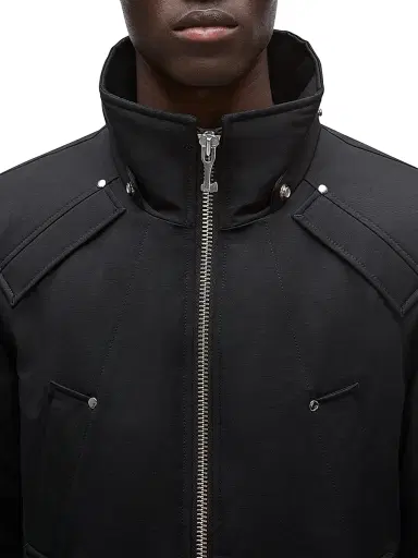 Moose Knuckles Men's Ballistics Bomber Jacket - Black | Thumbnail 6 Moose Knuckles Men's Ballistics Bomber Jacket - Black | Thumbnail 6