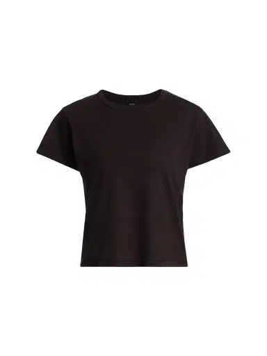 Leset Women's Margo Cotton T-Shirt - Chocolate | Thumbnail 1 Leset Women's Margo Cotton T-Shirt - Chocolate | Thumbnail 1