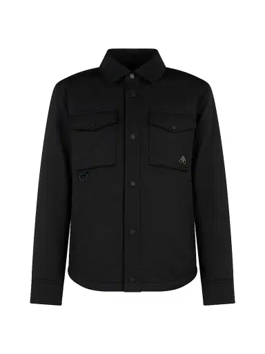 Moose Knuckles Men's West Insulated Shirt Jacket - Black | Thumbnail 1 Moose Knuckles Men's West Insulated Shirt Jacket - Black | Thumbnail 1