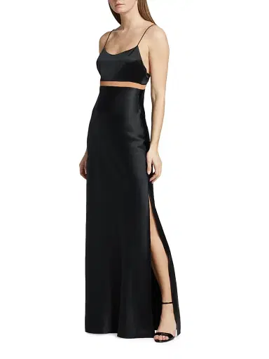 Cami NYC Women's Zella Silk-Blend Gown - Black | Thumbnail 3 Cami NYC Women's Zella Silk-Blend Gown - Black | Thumbnail 3