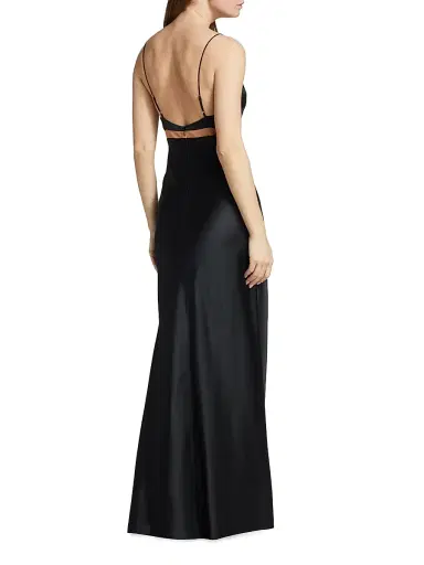 Cami NYC Women's Zella Silk-Blend Gown - Black | Thumbnail 5 Cami NYC Women's Zella Silk-Blend Gown - Black | Thumbnail 5