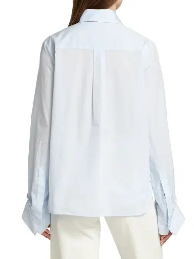 TWP Women's High-Low Button-Front Shirt | Thumbnail 5 TWP Women's High-Low Button-Front Shirt | Thumbnail 5