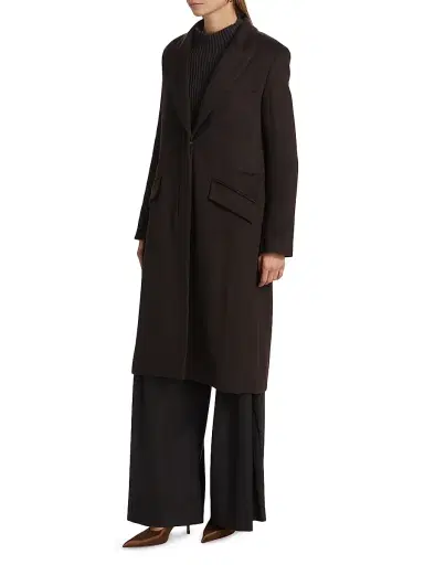 TWP Women's New Cash Camel Coat - Chocolate | Thumbnail 4 TWP Women's New Cash Camel Coat - Chocolate | Thumbnail 4