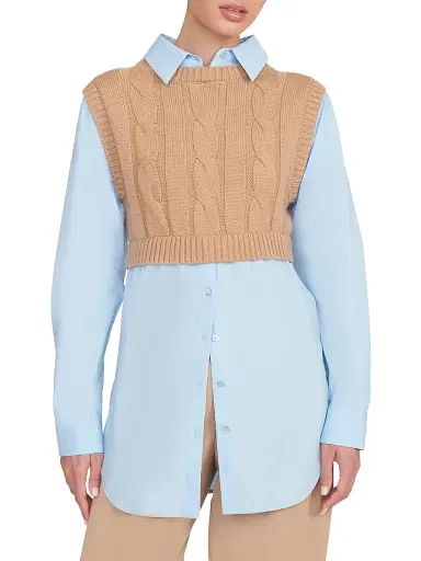 Staud Women's Cooper Sweater Shirt | Thumbnail 3 Staud Women's Cooper Sweater Shirt | Thumbnail 3