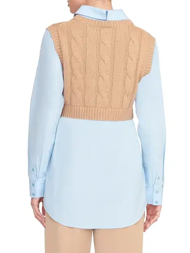 Staud Women's Cooper Sweater Shirt | Thumbnail 5 Staud Women's Cooper Sweater Shirt | Thumbnail 5